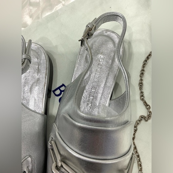 DRESSY BURBERRY sling back loafers🔥🔥 - Picture 4 of 16